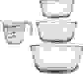 Product image of Anchor Hocking 4-Piece Mixing Bowls and Measuring Cup Set