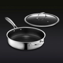 Product image of HexClad 3.3-Quart Hybrid Deep Sauté Pan with Lid